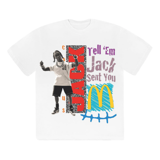 Travis Scott x Mcdonald's Jack Smile T-Shirt - White - Used