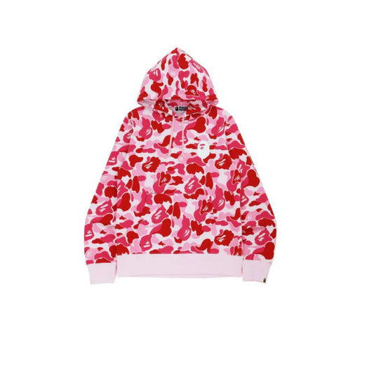 A Bathing Ape Big ABC Camo Ape Head Pullover - Pink