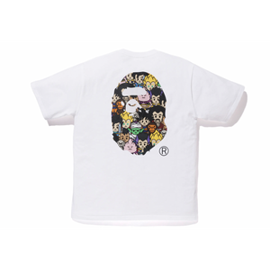 A Bathing Ape X Dragon Ball Z Ape Head Tee - White Bape