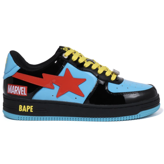 A Bathing Ape Bapesta Low M1 Marvel - Black Widow 2022