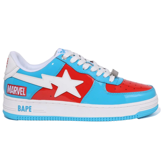 A Bathing Ape Bapesta Low M1 Marvel - Captain America 2022