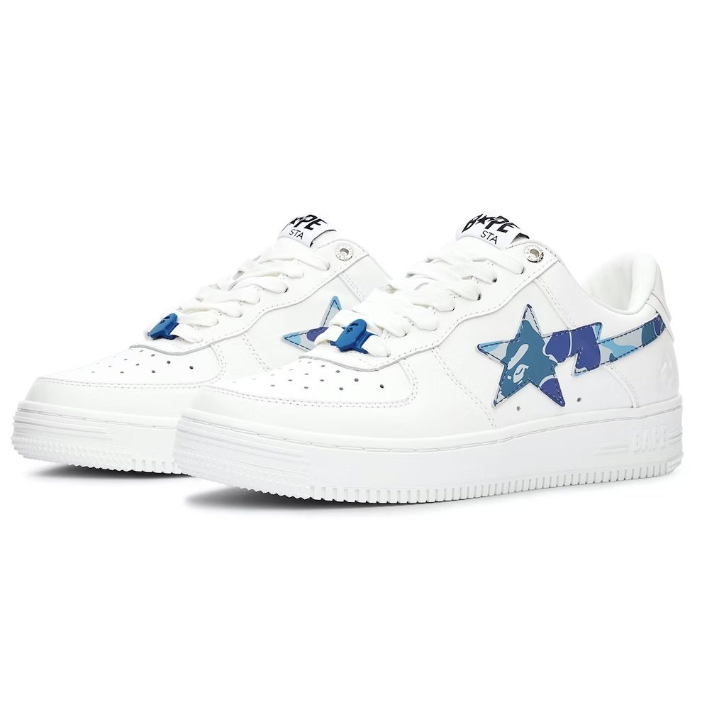 A Bathing Ape Bapesta Low M1 - ABC Blue Camo 2022