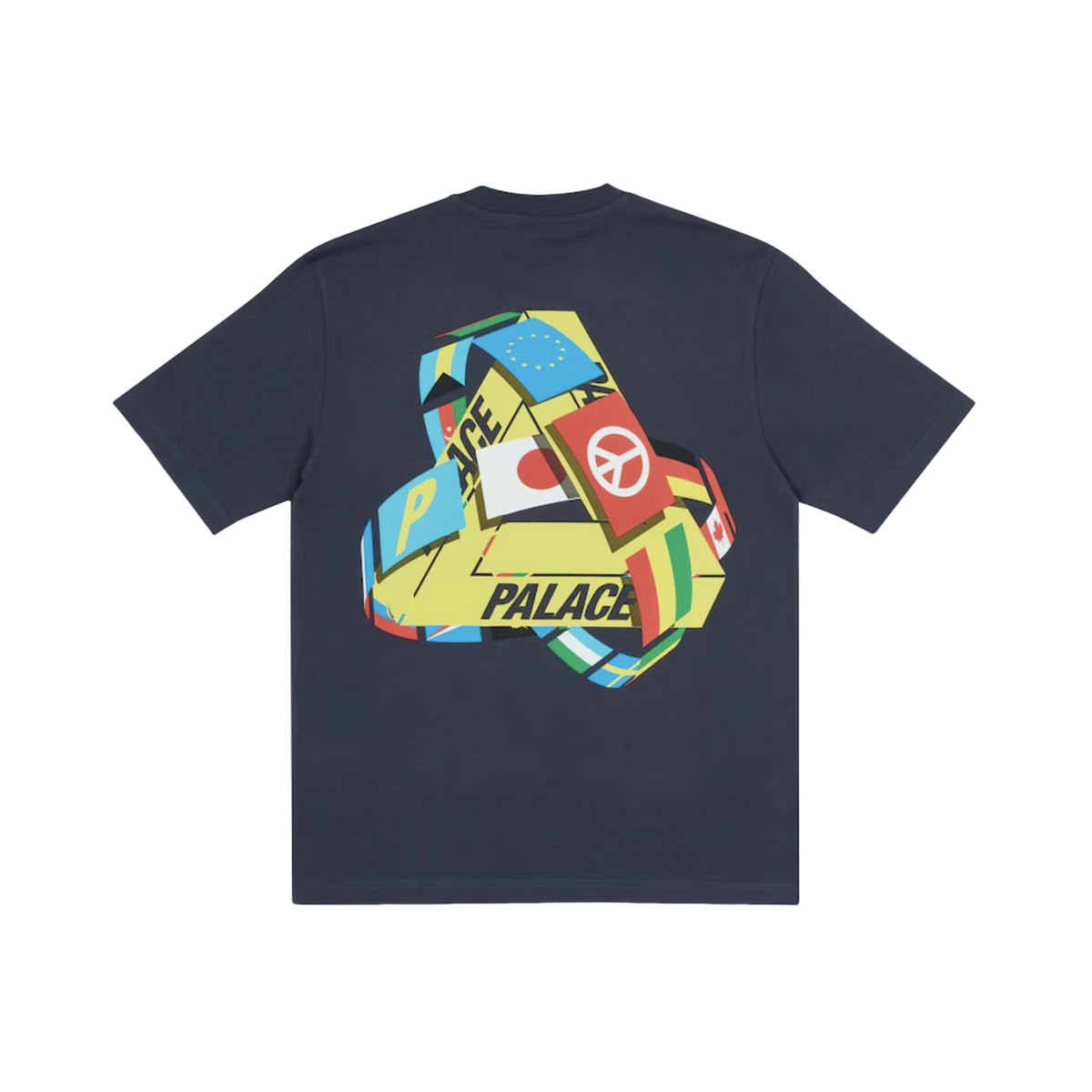 Palace Tri-Flag T-Shirt Tee - Navy Palace