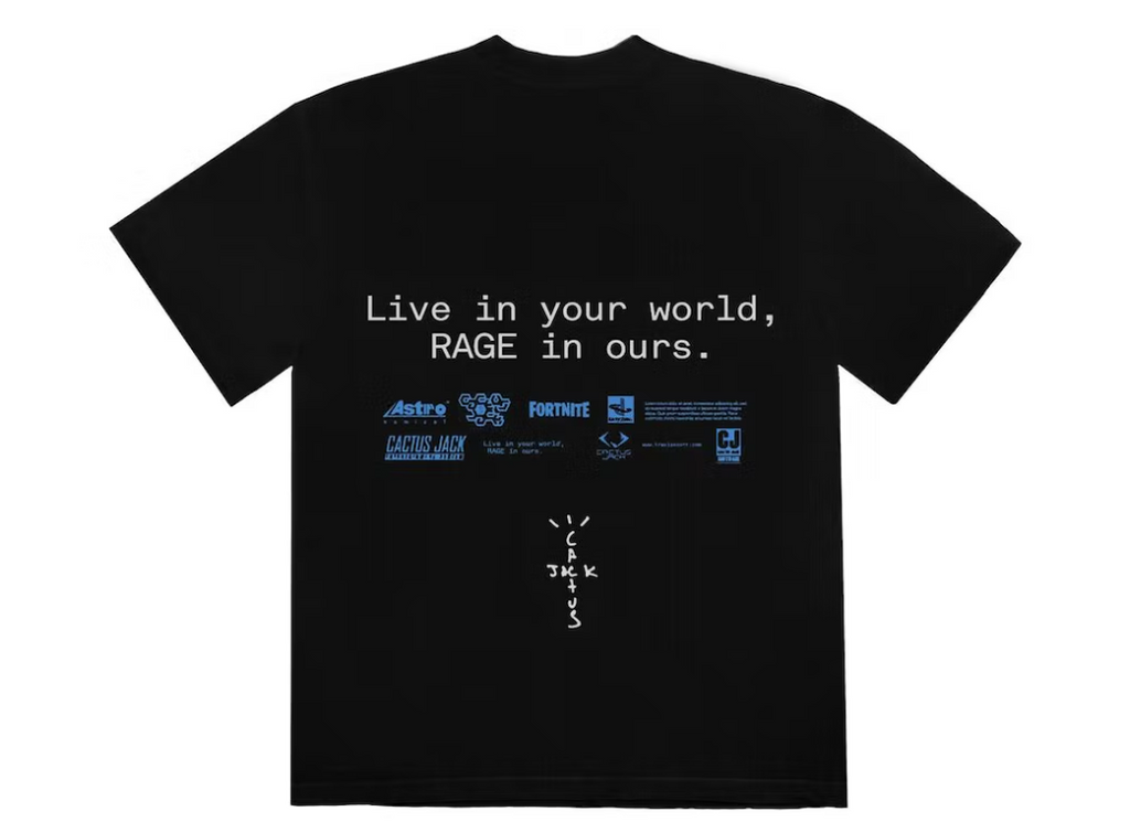 Travis Scott The Scotts World T-shirt - Black - Used