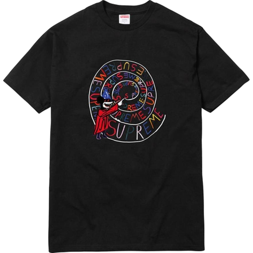 Supreme Joe Roberts Swirl Tee - Black - Used