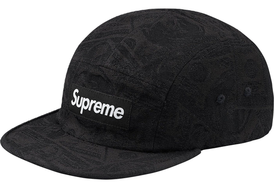 Supreme 100 Dollar Bill Camp Cap - Black - Used