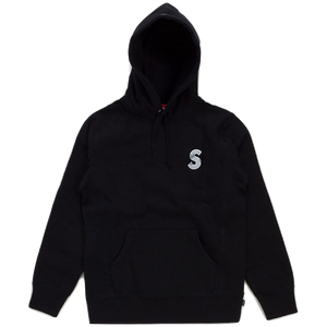 Supreme 3M Reflective S Logo Hooded Sweatshirt - Black - Used