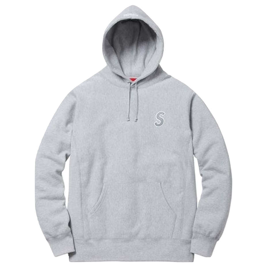 Supreme 3M Reflective S Logo Hooded Sweatshirt - Heather Grey