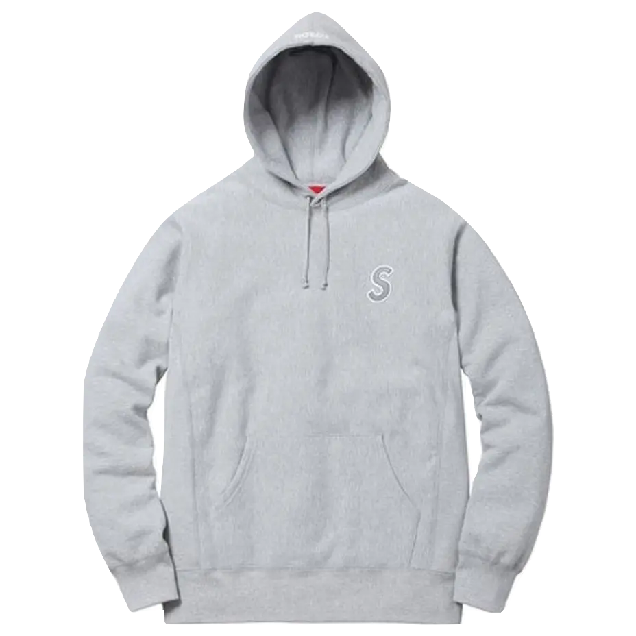 Supreme 3M Reflective S Logo Hooded Sweatshirt - Heather Grey - Used Supreme