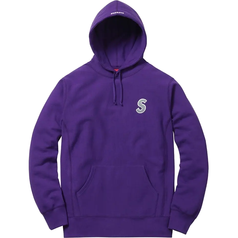 Supreme 3M Reflective S Logo Hooded Sweatshirt - Purple - Used Supreme