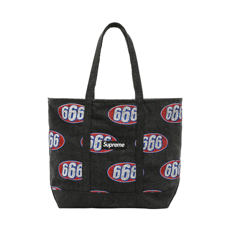 Supreme 666 Denim Tote Bag