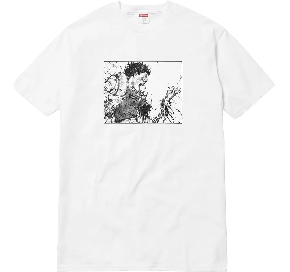 Supreme/Akira Arm Tee - White Supreme
