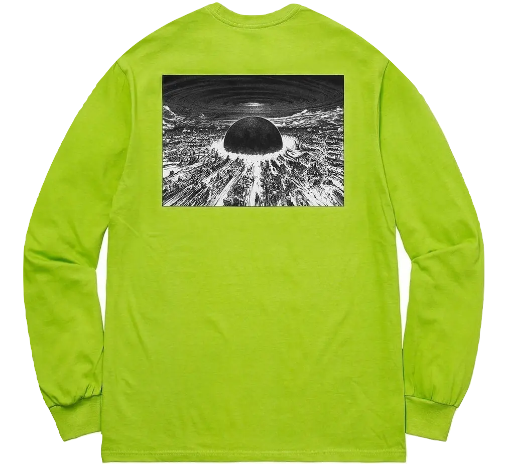 Supreme x Akira L/S Neo Tokyo - Lime Supreme