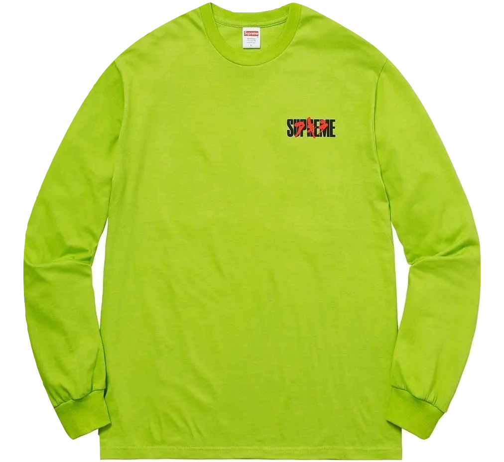 Supreme x Akira L/S Neo Tokyo - Lime Supreme