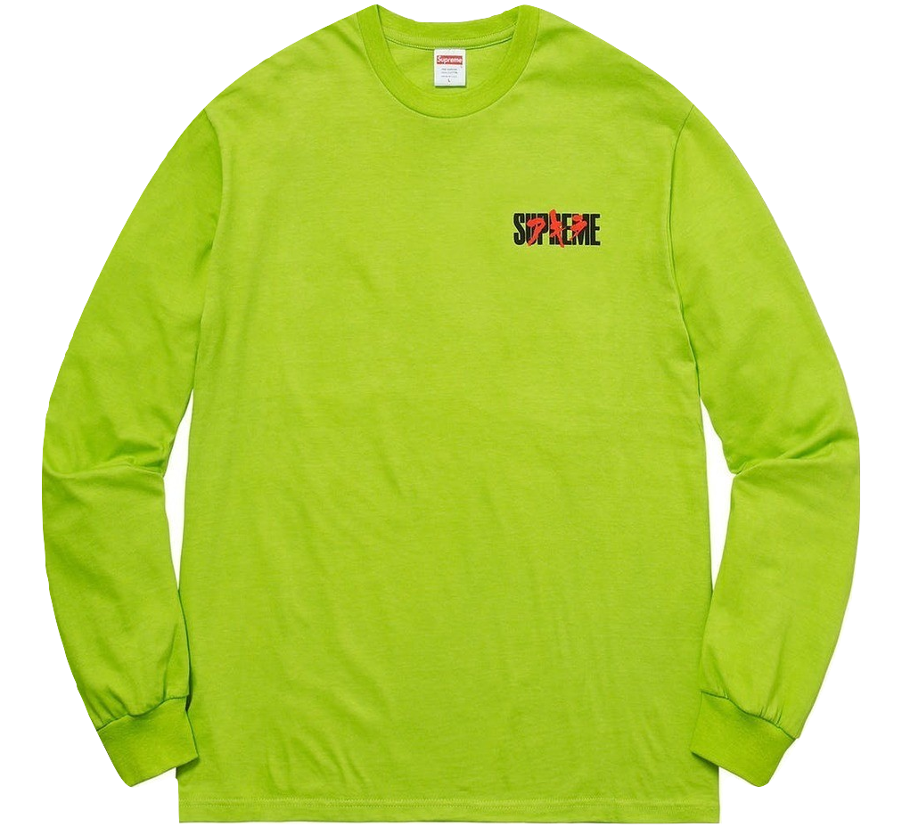 Supreme x Akira L/S Neo Tokyo - Lime