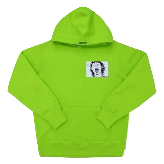 Supreme Akira Patches Hooded Sweatshirt - Lime Supreme