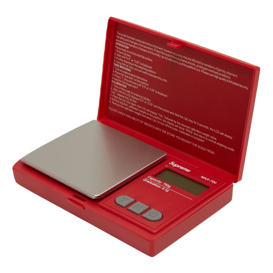Supreme AWS MAX-700 Digital Scale - Red