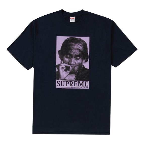 Supreme Aguila Tee - Navy - Used Supreme