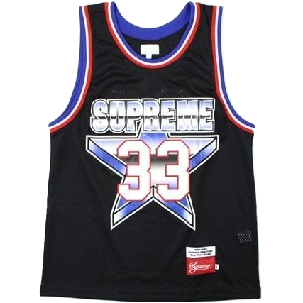Supreme All Star Basketball Jersey - Black – Grails SF