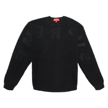 Supreme Back Logo Sweater - Black