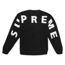 Supreme Back Logo Sweater - Black - Used