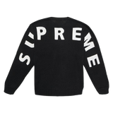 Supreme Back Logo Sweater - Black