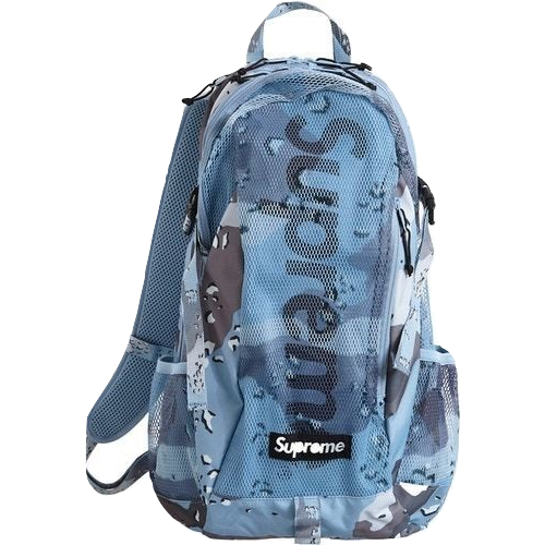 Supreme Backpack SS20 - Blue Chocolate Chip Camo Supreme