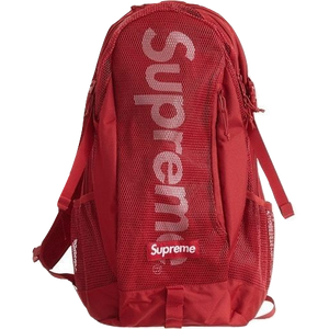 All red supreme backpack cheap