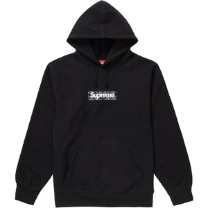 Supreme Bandana Box Logo Hooded Sweatshirt - Black - Used