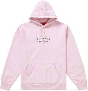 Supreme Bandana Box Logo Hooded Sweatshirt - Pink