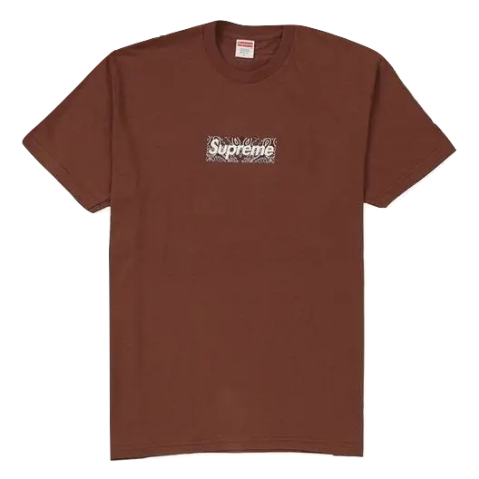 Supreme Bandana Box Logo Tee - Brown Supreme