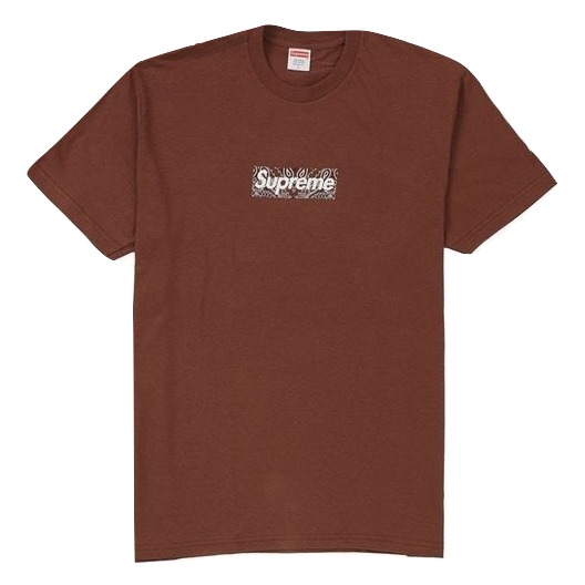 Supreme Bandana Box Logo Tee - Brown