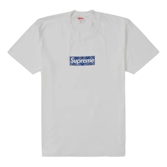 Supreme Bandana Box Logo Tee - White Supreme