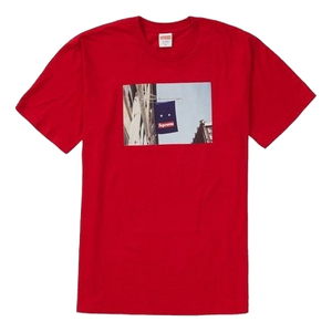 Supreme Banner Tee - Red - Used