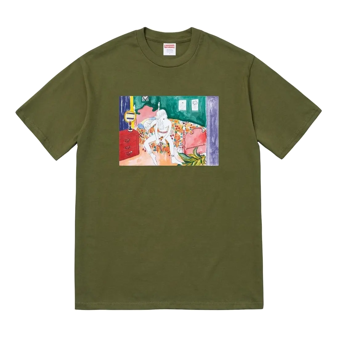 Supreme Bedroom Tee - Olive Supreme