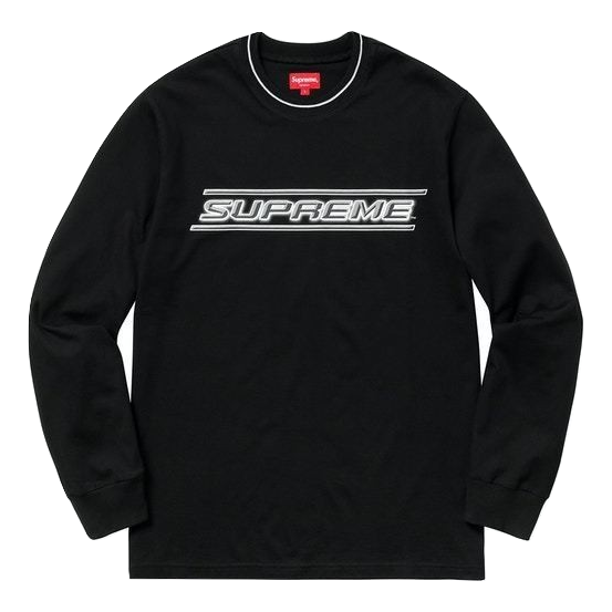Supreme Bevel L/S Top - Black Supreme
