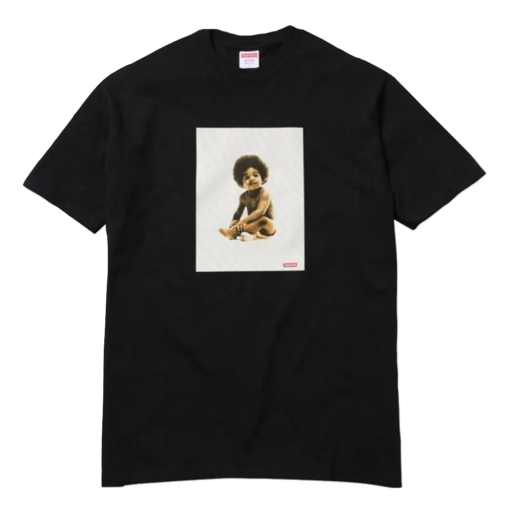 Supreme Biggie Tee - Black - Used Supreme