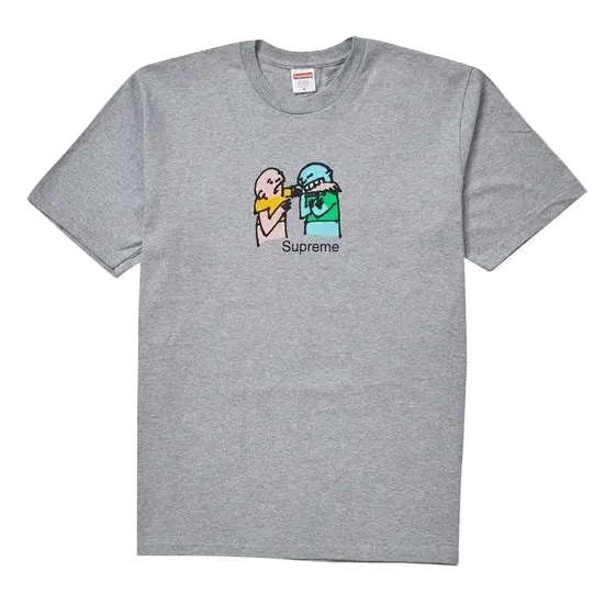 Supreme Bite Tee - Heather Grey Supreme