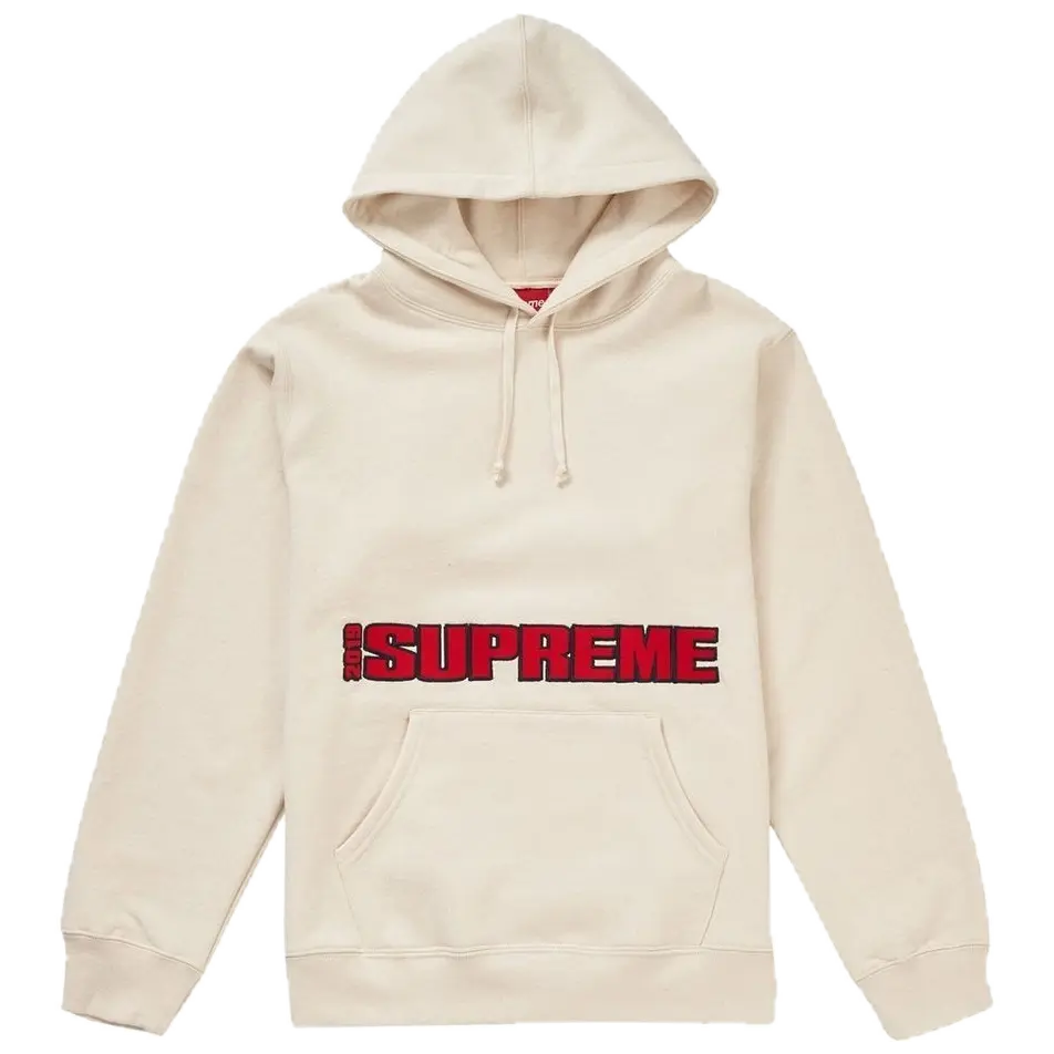 Supreme Blockbuster Hooded Sweatshirt - Natural Supreme