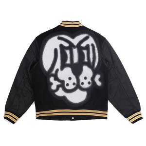 Supreme Bone Varsity Jacket - Black