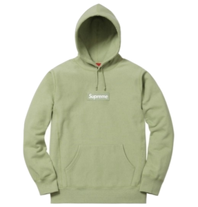 Supreme Box Logo Hooded Sweatshirt FW16 Sage Grails SF
