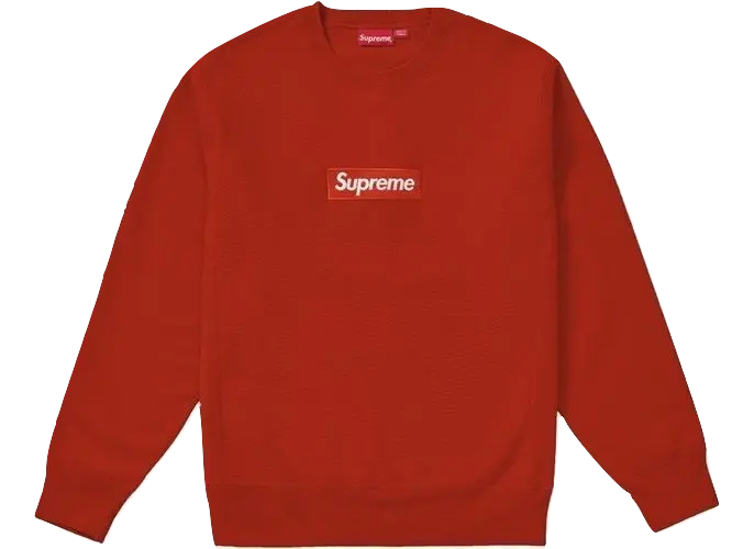 Supreme Box Logo Crewneck - Rust Supreme