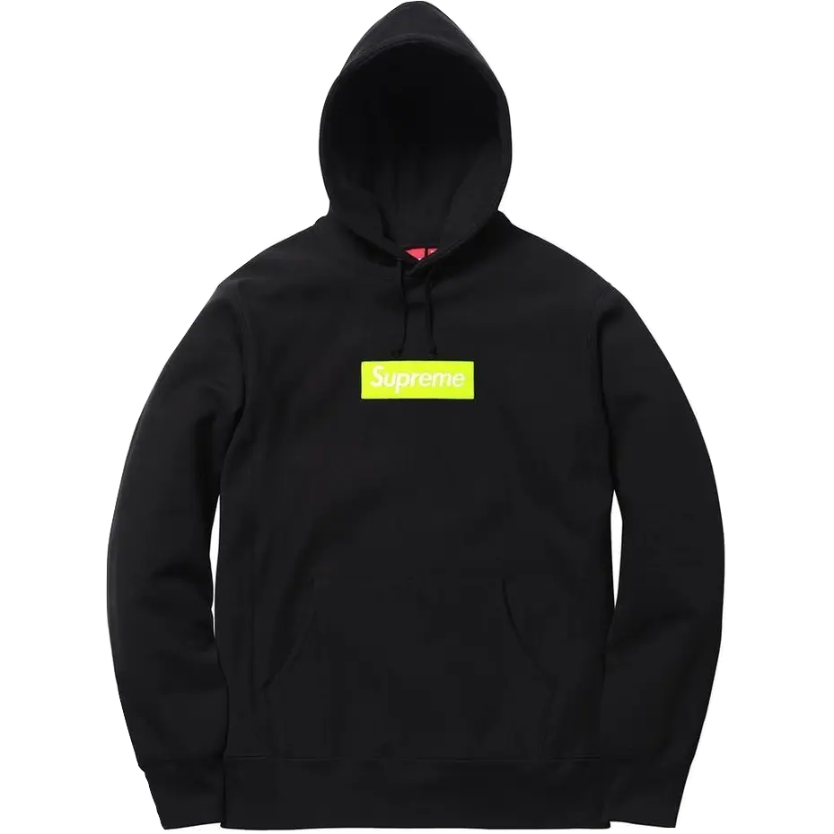 Supreme Box Logo Hooded Sweatshirt FW17 - Black - Used Supreme