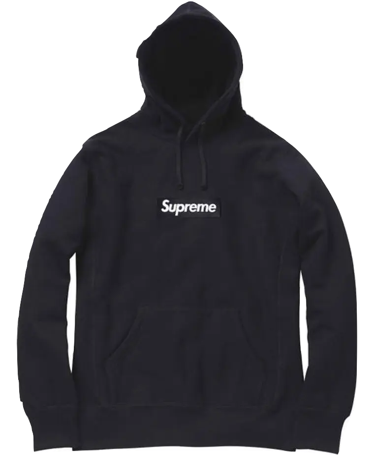 Supreme Box Logo Hooded Sweatshirt FW16 - Black - Used Supreme