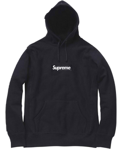 Supreme Box Logo Hooded Sweatshirt FW16 - Black - Used