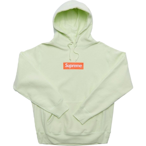 Supreme Box Logo Hooded Sweatshirt FW17 - Pale Lime