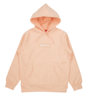 Supreme Box Logo Hooded Sweatshirt Peach Grails SF