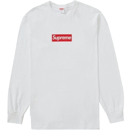 Supreme Box Logo L/S Tee - White Supreme