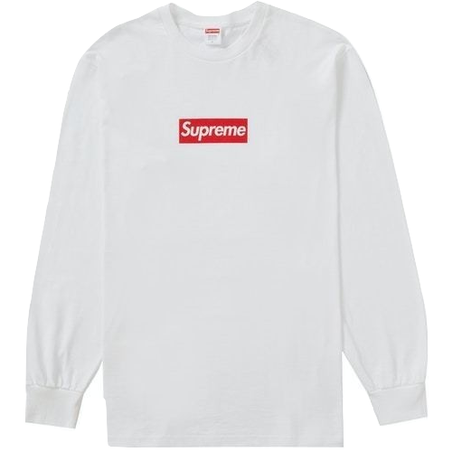 Supreme Box Logo L/S Tee - White