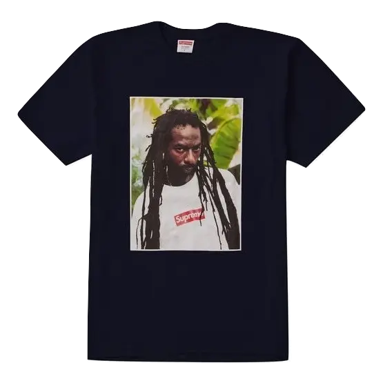 Supreme Buju Banton Tee - Navy Supreme